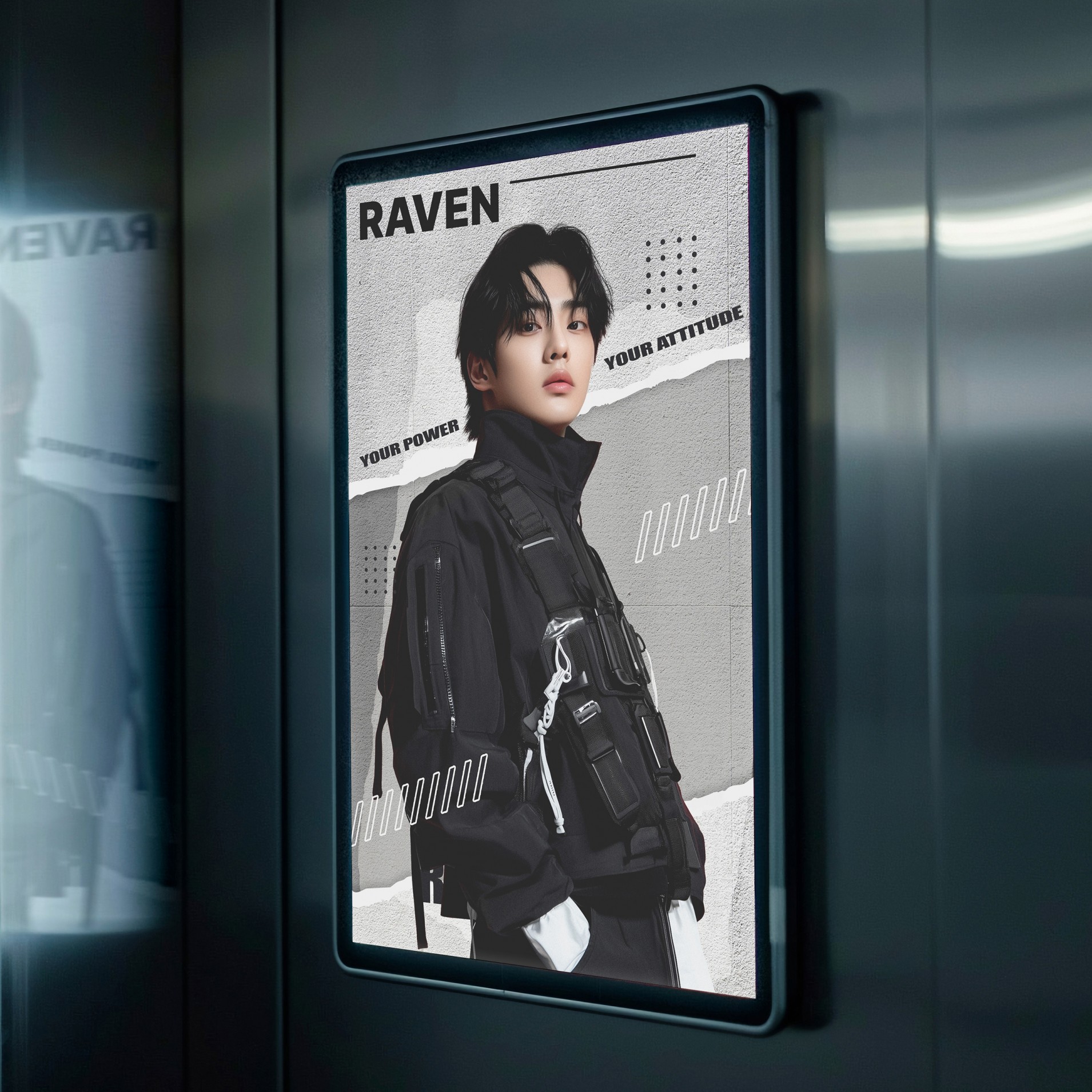 RAVEN 스포츠브랜드 포스터